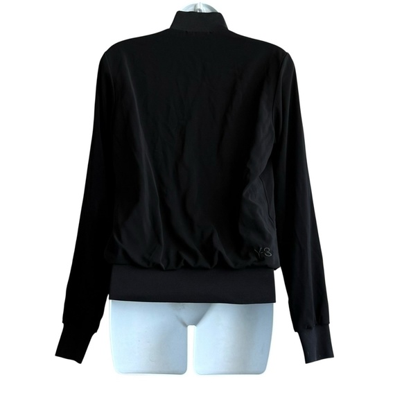 Adidas Y-3 Yohji Yamamoto Reversible Bomber Jacket Black Size S Petite - Picture 3 of 7